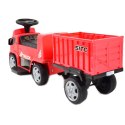 JEŹDZIK, CIĘŻARÓWKA NA AKUMULATOR Z PRZYCZEPĄ I DŹWIĘKAMI/GTS-6688-E Import SUPER-TOYS