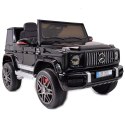 MERCEDES G63 AMG, MIĘKKIE KOŁA EVA, MIĘKKIE SIEDZENIE FULL OPCJA/BBH0002 Import SUPER-TOYS