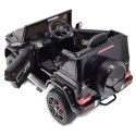 MERCEDES G63 AMG, MIĘKKIE KOŁA EVA, MIĘKKIE SIEDZENIE FULL OPCJA/BBH0002 Import SUPER-TOYS