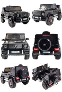 MERCEDES G63 AMG, MIĘKKIE KOŁA EVA, MIĘKKIE SIEDZENIE FULL OPCJA/BBH0002 Import SUPER-TOYS