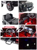 MERCEDES G63 AMG, MIĘKKIE KOŁA EVA, MIĘKKIE SIEDZENIE FULL OPCJA/BBH0002 Import SUPER-TOYS