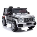 MERCEDES G63 AMG, MIĘKKIE KOŁA EVA, MIĘKKIE SIEDZENIE, LAKIER POLEROWANY FULL OPCJA/BBH0003 Import SUPER-TOYS