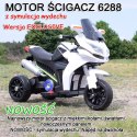 DUŻY MOTOR ŚCIGACZ Z SYMULACJĄ WYDECHU, MIĘKKIE KOŁA STRONG 2 EXCLUSIVE/6288A Import SUPER-TOYS