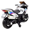 MEGA MOTOR Z GAZEM W RĄCZCE, HAMULCEM, KOŁA EVA/XMX609 Import SUPER-TOYS