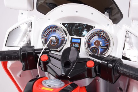 MEGA WIELKI MOTOR HERO Z DŹWIĘKAMI NA POMPOWANYCH KOŁACH NOWOŚĆ / 8815 12 V Import SUPER-TOYS MEGA WIELKI MOTOR HERO Z DŹWIĘKAMI NA POMPOWANYCH KOŁACH NOWOŚĆ / 8815 12 V Import SUPER-TOYS