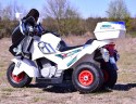 MEGA WIELKI MOTOR HERO Z DŹWIĘKAMI NA POMPOWANYCH KOŁACH NOWOŚĆ / 8815 12 V Import SUPER-TOYS