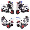 MEGA WIELKI MOTOR HERO Z DŹWIĘKAMI NA POMPOWANYCH KOŁACH NOWOŚĆ / 8815 12 V Import SUPER-TOYS