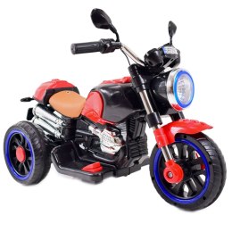 MOTOR 3 KOŁOWY KS - 2 SILNIKI, ŚWIECĄCE KOŁA, MIĘKKIE SIEDZENIE, GAZ W MANETCE/5189 Import SUPER-TOYS