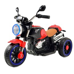 MOTOR 3 KOŁOWY KS - 2 SILNIKI, ŚWIECĄCE KOŁA, MIĘKKIE SIEDZENIE, GAZ W MANETCE/5189 Import SUPER-TOYS