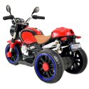 MOTOR 3 KOŁOWY KS - 2 SILNIKI, ŚWIECĄCE KOŁA, MIĘKKIE SIEDZENIE, GAZ W MANETCE/5189 Import SUPER-TOYS