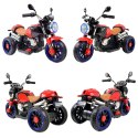 MOTOR 3 KOŁOWY KS - 2 SILNIKI, ŚWIECĄCE KOŁA, MIĘKKIE SIEDZENIE, GAZ W MANETCE/5189 Import SUPER-TOYS