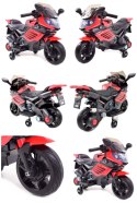 MOTOR ŚCIGACZ POWER 158 - PIERWSZY MOTOREK DLA DZIECKA, MIĘKKIE SIEDZENIE, MIĘKKIE KOŁA EVA/LQ158 Import SUPER-TOYS
