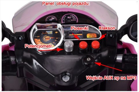 MOTOR ŚCIGACZ SUPERSTAR NEW DESIGN, DŹWIĘKI, ŚWIATŁA/WXE358D Import SUPER-TOYS MOTOR ŚCIGACZ SUPERSTAR NEW DESIGN, DŹWIĘKI, ŚWIATŁA/WXE358D Import SUPER-TOYS