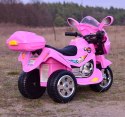 Motorek dla maluszka, dźwięki, światła, miękkie siedzenie/LL1188 Import SUPER-TOYS