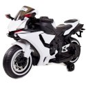NAJNOWSZY WIELKI MOTOR ŚCIGACZ- ŚWIECĄCE KOŁA ,PANEL, DŹWIĘKI, GAZ W RĄCZCE, MIĘKKIE SIEDZENIE /QD1900 Import SUPER-TOYS