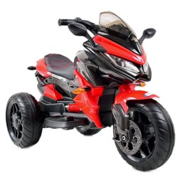 MEGA MOTOR 3 KOŁOWY - MIĘKKIE KOŁA EVA, MIĘKKIE PIKOWANE SIEDZENIE/HS-5188 Import SUPER-TOYS