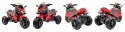 MEGA MOTOR 3 KOŁOWY - MIĘKKIE KOŁA EVA, MIĘKKIE PIKOWANE SIEDZENIE/HS-5188 Import SUPER-TOYS