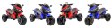 MEGA MOTOR 3 KOŁOWY - MIĘKKIE KOŁA EVA, MIĘKKIE PIKOWANE SIEDZENIE/HS-5188 Import SUPER-TOYS