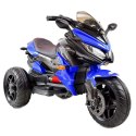 MEGA MOTOR 3 KOŁOWY - MIĘKKIE KOŁA EVA, MIĘKKIE PIKOWANE SIEDZENIE/HS-5188 Import SUPER-TOYS