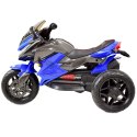 MEGA MOTOR 3 KOŁOWY - MIĘKKIE KOŁA EVA, MIĘKKIE PIKOWANE SIEDZENIE/HS-5188 Import SUPER-TOYS
