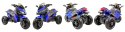 MEGA MOTOR 3 KOŁOWY - MIĘKKIE KOŁA EVA, MIĘKKIE PIKOWANE SIEDZENIE/HS-5188 Import SUPER-TOYS