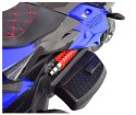 MEGA MOTOR 3 KOŁOWY - MIĘKKIE KOŁA EVA, MIĘKKIE PIKOWANE SIEDZENIE/HS-5188 Import SUPER-TOYS