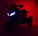 MEGA MOTOR 3 KOŁOWY - MIĘKKIE KOŁA EVA, MIĘKKIE PIKOWANE SIEDZENIE/HS-5188 Import SUPER-TOYS
