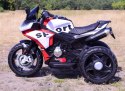 MEGA MOTOR 3 KOŁOWY SPORT, DWA SILNIKI , MIĘKKIE KOŁA, MIĘKKIE SIEDZENIE, GAZ W MANETCE/FB6886 Import SUPER-TOYS