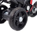 MEGA MOTOR 3 KOŁOWY SPORT, DWA SILNIKI , MIĘKKIE KOŁA, MIĘKKIE SIEDZENIE, GAZ W MANETCE/FB6886 Import SUPER-TOYS