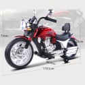 MEGA MOTOR CHOPPER, GAZ W MANETCE, MIĘKKIE SIEDZENIE/BLF916 Import SUPER-TOYS