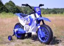 MEGA MOTOR ENDURO - MIĘKKIE KOŁA, AMORTYZATOR, 12V, WALIZKA SUPER JAKOŚĆ/XMX616 Import SUPER-TOYS