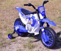 MEGA MOTOR ENDURO - MIĘKKIE KOŁA, AMORTYZATOR, 12V, WALIZKA SUPER JAKOŚĆ/XMX616 Import SUPER-TOYS