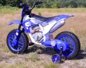 MEGA MOTOR ENDURO - MIĘKKIE KOŁA, AMORTYZATOR, 12V, WALIZKA SUPER JAKOŚĆ/XMX616 Import SUPER-TOYS