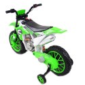 MEGA MOTOR ENDURO - MIĘKKIE KOŁA, AMORTYZATOR, 12V, WALIZKA SUPER JAKOŚĆ/XMX616 Import SUPER-TOYS