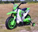 MEGA MOTOR ENDURO - MIĘKKIE KOŁA, AMORTYZATOR, 12V, WALIZKA SUPER JAKOŚĆ/XMX616 Import SUPER-TOYS