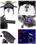 MEGA MOTOR ŚCIGACZ STRONG 2 EXCLUSIVE, ŚWIECĄCE KOŁA, GAZ W MANETCE, HAMULEC/DLS07 Import SUPER-TOYS