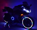 MEGA MOTOR ŚCIGACZ STRONG 2 EXCLUSIVE, ŚWIECĄCE KOŁA, GAZ W MANETCE, HAMULEC/DLS07 Import SUPER-TOYS