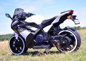MEGA MOTOR ŚCIGACZ STRONG 2 EXCLUSIVE, ŚWIECĄCE KOŁA, GAZ W MANETCE, HAMULEC/DLS07 Import SUPER-TOYS