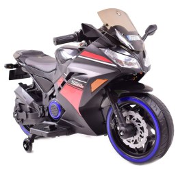 MEGA MOTOR ŚCIGACZ STRONG 2 EXCLUSIVE, ŚWIECĄCE KOŁA, GAZ W MANETCE, HAMULEC/DLS07 Import SUPER-TOYS