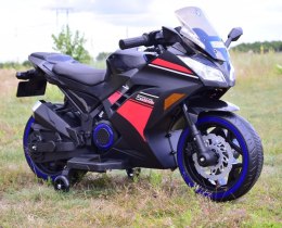 MEGA MOTOR ŚCIGACZ STRONG 2 EXCLUSIVE, ŚWIECĄCE KOŁA, GAZ W MANETCE, HAMULEC/DLS07 Import SUPER-TOYS