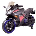 MEGA MOTOR ŚCIGACZ STRONG 2 EXCLUSIVE, ŚWIECĄCE KOŁA, GAZ W MANETCE, HAMULEC/DLS07 Import SUPER-TOYS
