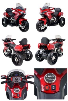 MEGA MOTOR TURYSTYCZNY NA AKUMULATOR LAKIER, ŚWIATŁA/ HLW1688 Import SUPER-TOYS