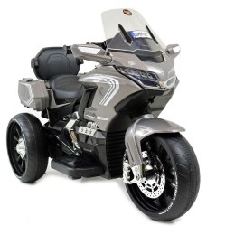 MEGA MOTOR TURYSTYCZNY NA AKUMULATOR , LAKIER, ŚWIATŁA/ HLW1688 Import SUPER-TOYS