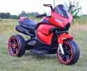 SUPER MOTOR 3 KOŁOWY PROMOTO, MIĘKKIE SIEDZENIE, OŚWIETLENIE/LT618 Import SUPER-TOYS