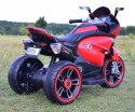 SUPER MOTOR 3 KOŁOWY PROMOTO, MIĘKKIE SIEDZENIE, OŚWIETLENIE/LT618 Import SUPER-TOYS