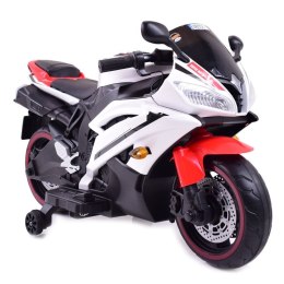 WIELKI MOTOR NA AKUMULATOR - GAZ W MANETCE, HAMULEC, ŚWIECĄCE KOŁA - SUPER JAKOSĆ/SD-R6 Import SUPER-TOYS