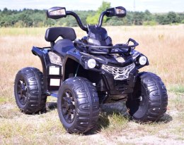 MEGA QUAD NA AKUMULATOR, MIĘKKIE KOŁA, MIĘKKIE SIEDZENIE, AMORTYZATORY/JS009 Import SUPER-TOYS