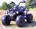 MEGA QUAD NA AKUMULATOR, MIĘKKIE KOŁA, MIĘKKIE SIEDZENIE, AMORTYZATORY/JS009 Import SUPER-TOYS