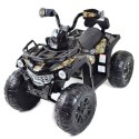 MEGA QUAD NA AKUMULATOR, MIĘKKIE KOŁA, MIĘKKIE SIEDZENIE, AMORTYZATORY/JS009 Import SUPER-TOYS