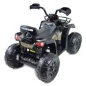 MEGA QUAD NA AKUMULATOR, MIĘKKIE KOŁA, MIĘKKIE SIEDZENIE, AMORTYZATORY/JS009 Import SUPER-TOYS